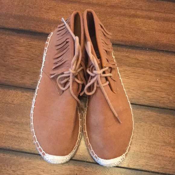 Espadrilles Suede Moccasins - Picture 2 of 3